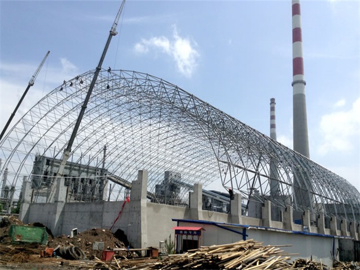 广西煤机油桶翘工程网架
